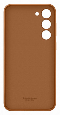 Samsung Leather Case Galaxy S23+, Brown