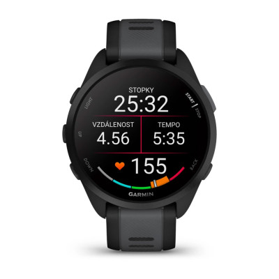Garmin Forerunner 165, Black/Slate grey