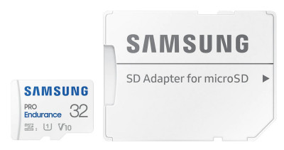 Samsung micro SDXC 32GB PRO Endurance + SD adaptér