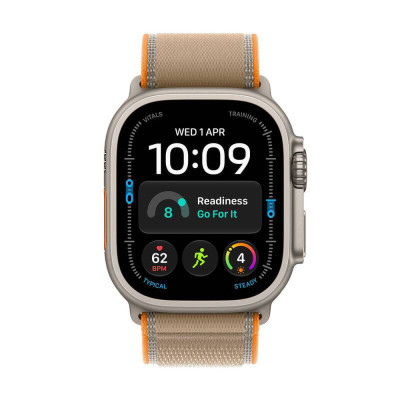 Apple Watch Ultra 4 Natural Titanium, Sand Trail, S/M
