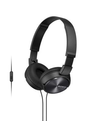 Sony MDR-ZX310AP sluchátka 30mm s mostem, Black