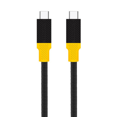Tactical BlackBird kabel USB4 1m, Black/Yellow