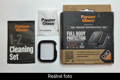 PanzerGlass Apple Watch 7/8/9 45mm D30 Full černý