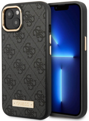 Guess PU 4G MagSafe Case iPhone 14, Black