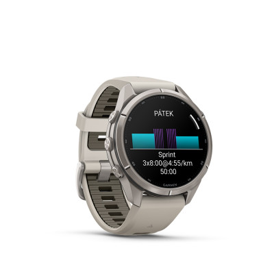 Garmin fenix 9 Pro 43mm Titanium/FogGray Sport Band