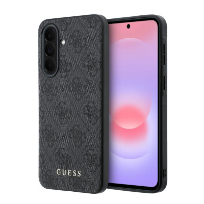 Guess PU 4G Metal Classic Logo Galaxy A37 Grey
