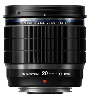 Olympus objektiv ES-M 20 mm f1.4 PRO black + clona