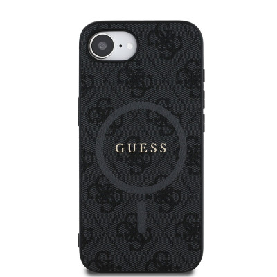 Guess 4G Colored Ring MagSafe iPhone 16e, Black