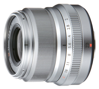 Objektiv Fujinon XF-23 mm f 2 R WR silver