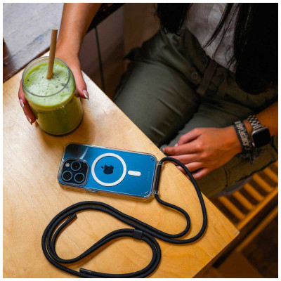 FIXED pouzdro MagPure Neck iPhone 16 Pro, Black