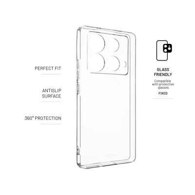 FIXED TPU gelové pouzdro Infinix Note 40, Clear