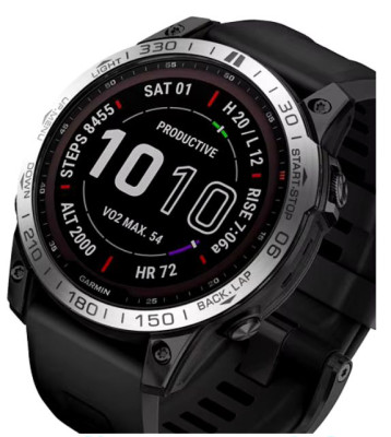 Hliníková ochrana lunety pro Garmin Fenix 7 Silver