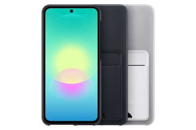 Samsung Card Slot Case Galaxy A27, Light Gray
