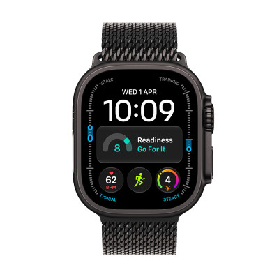 Apple Watch Ultra 4 Black Titanium, Black Titanium Milanese, M