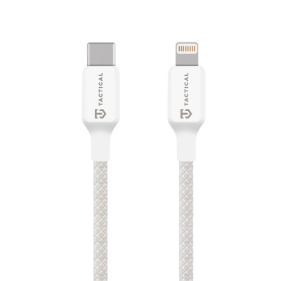 Tactical Stitch T Cable USB-C/Lightning 0.3m White