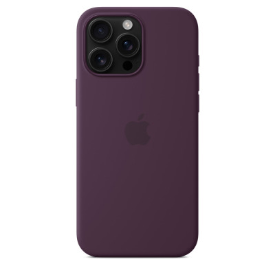 iPhone 16 Pro Max Silicone Case MagSafe Plum