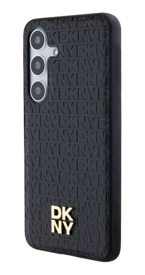 DKNY Repeat Pattern Stack Logo Galaxy S24, Black
