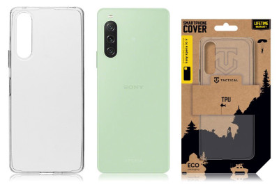 Tactical TPU pouzdro Sony Xperia 10 V, Clear