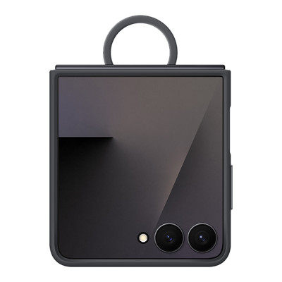 Samsung Ring Case Silicone Galaxy Z Flip7, Black