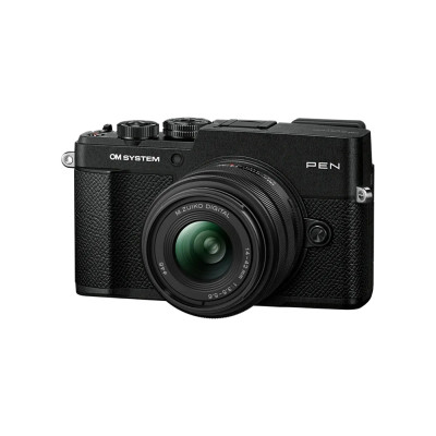 OM SYSTEM PEN body black Zuiko 14-42mm black