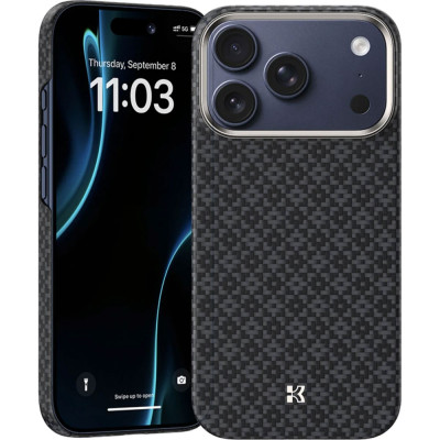 Benks ArmorGrid Kevlar Black kryt iPhone 17 Pro Max