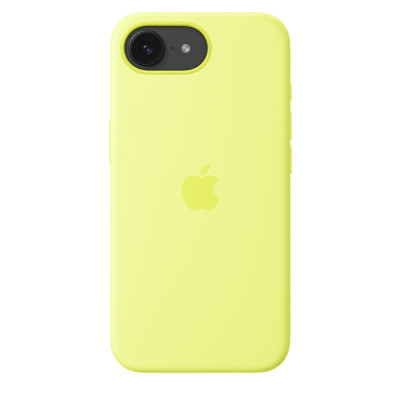 iPhone 16e Silicone Case – Neon Yellow