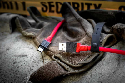 Tactical Fat Man Cable USB-A/USB-C 1m, 60W, Red