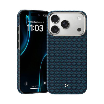 Benks ArmorGrid Kevlar Blue kryt iPhone 17 Pro Max