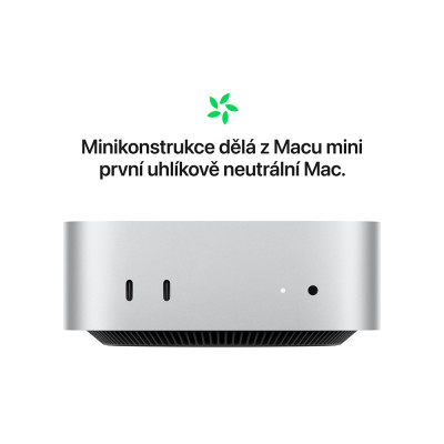 Mac Mini M4 10-CPU/10-GPU/16GB/256GB/CZ/S