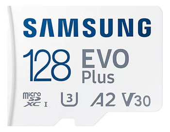 Samsung micro SDXC 128GB EVO Plus + SD adaptér