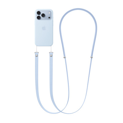Apple Crossbody Strap 2026 – Crisp Blue