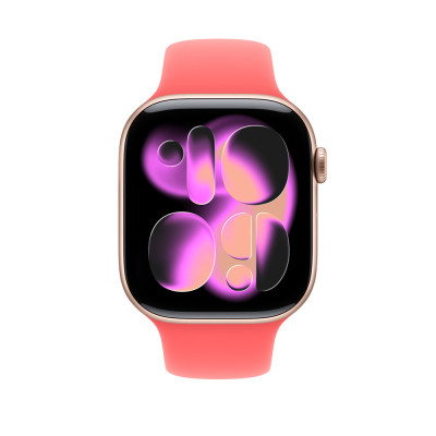 Apple 46mm Bright Guava Sport Band - S/M