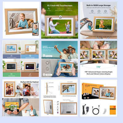 Fotorámeček KODAK RCF-1012W BUW