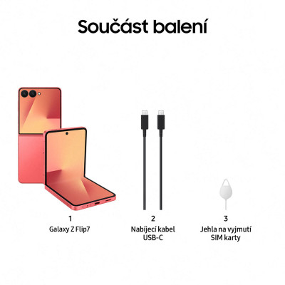 Samsung Galaxy Z Flip7 5G 256GB Coralred