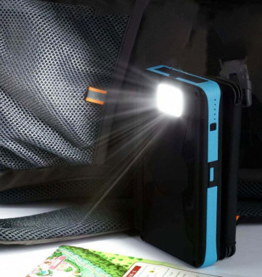 BOT Solární powerbanka SP1 6 panelů 20000mAh černá