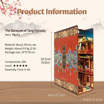 Stavebnice Tonecheer The Banquet of Tang Dynasaty