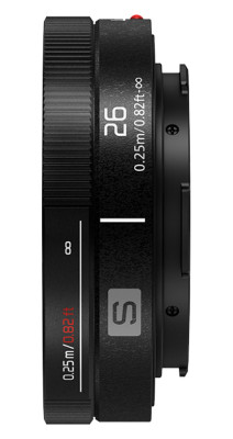 Panasonic Lumix 26 mm F8.0 pancake (MF) black
