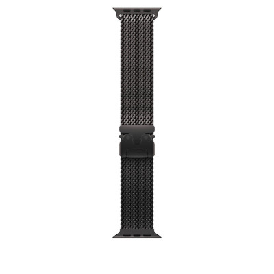 Apple 49mm Titanium Milanese Loop - Large Black