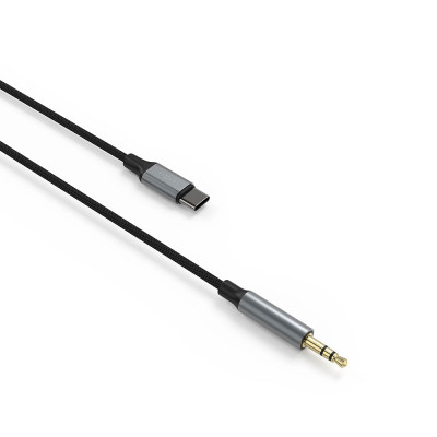FIXED Audio kabel Link USB-C na 3,5mm, Grey
