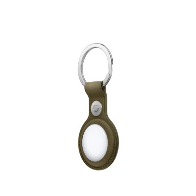 AirTag FineWoven Key Ring 2026 – Dark Olive