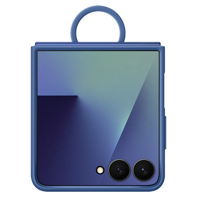 Samsung Ring Case Silicone Galaxy Z Flip7, Blue