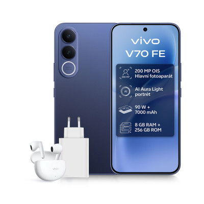 Vivo V70 FE 256+8GB Prémiový set Ocean Blue