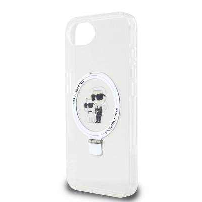 Karl Lagerfeld Ringstand MagSafe iPhone 16e, White