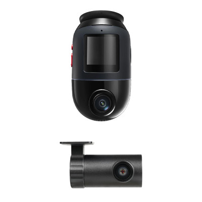 70mai Cam X800 4K černá SET + Rear Cam + 128 GB karta SD