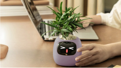 Inteligentní květináč PLANTSIO IVY gen 2 fialový