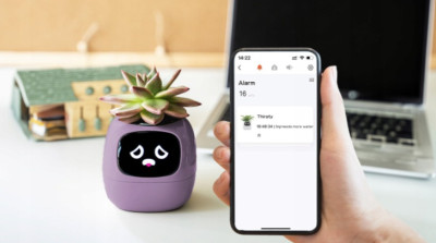 Inteligentní květináč PLANTSIO IVY fialový