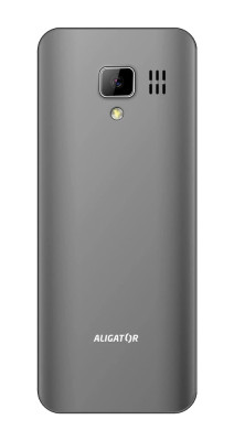 Aligator D860 Dual SIM Titan stříbrný