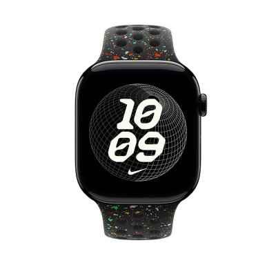 Apple 46mm Midnight Black Nike Sport Band - M/L