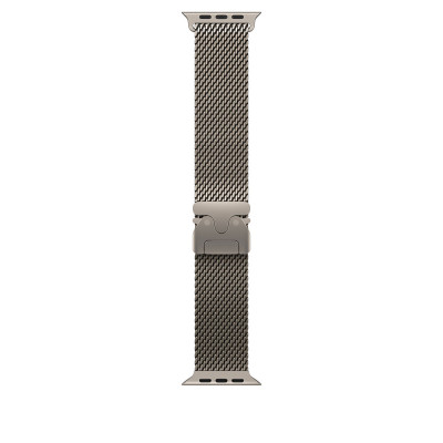 Apple 49mm Natural Titanium Milanese Loop - Medium