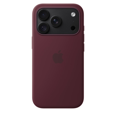 iPhone 18 Pro Silicone Case with MagSafe Burgundy